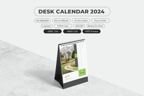 Desk Calendar 2024