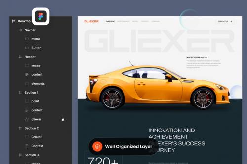 Gliexer - Car Dealership Landing Page