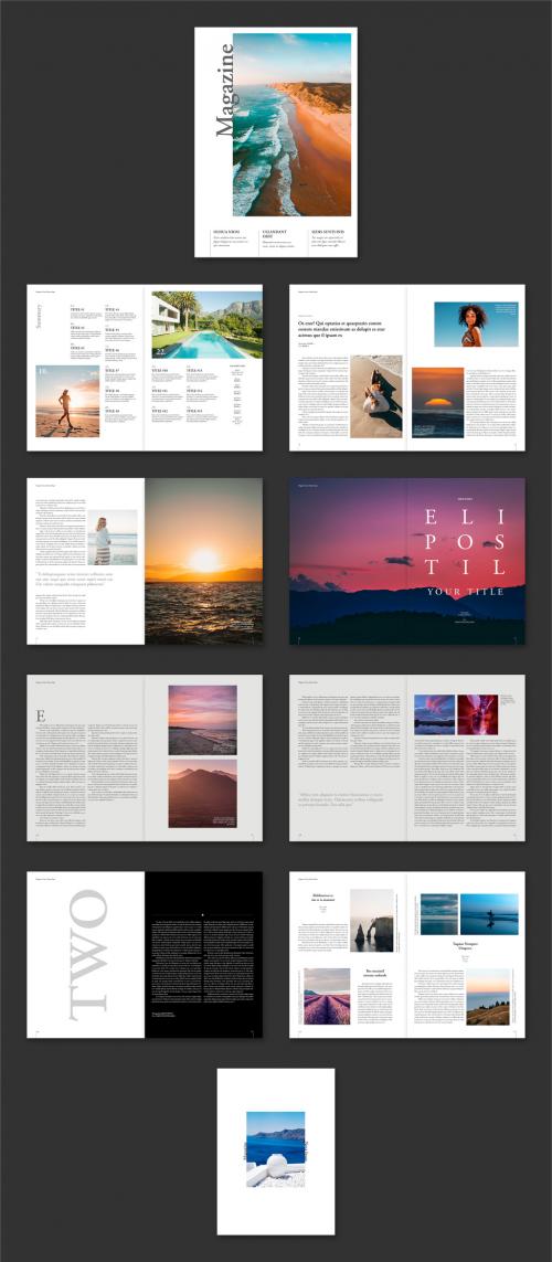 Minimalist Magazine Layout - 442548426