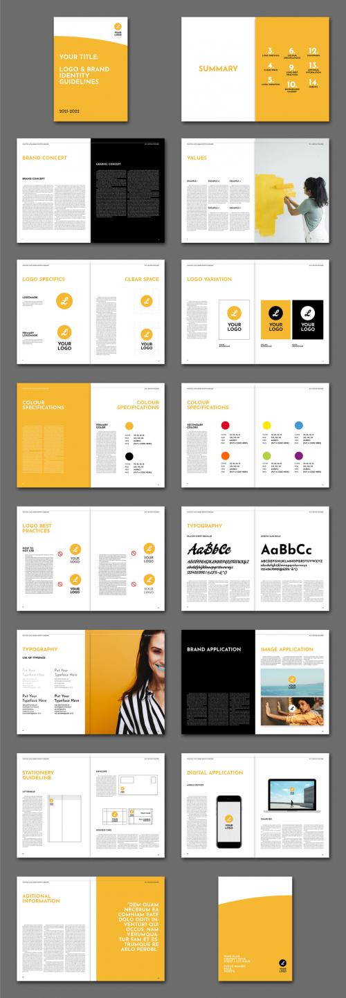 Brand Guidelines Identity Manual Layout - 442548435