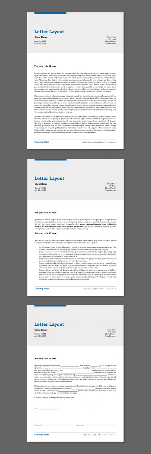 Contract Letter Layout - 442548436