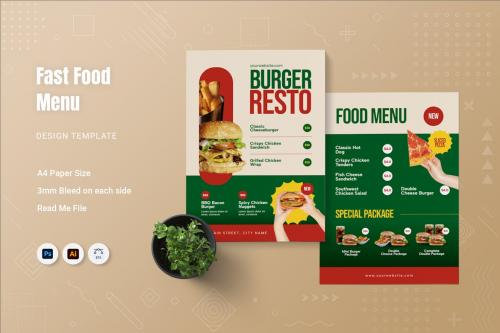 Fast Food Menu