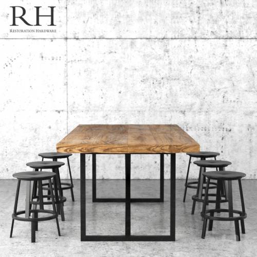 Restoration Hardware dining table and stools