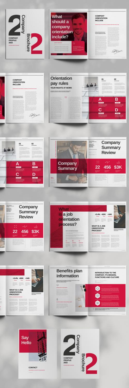 Modern Business Brochure Layout - 442597311