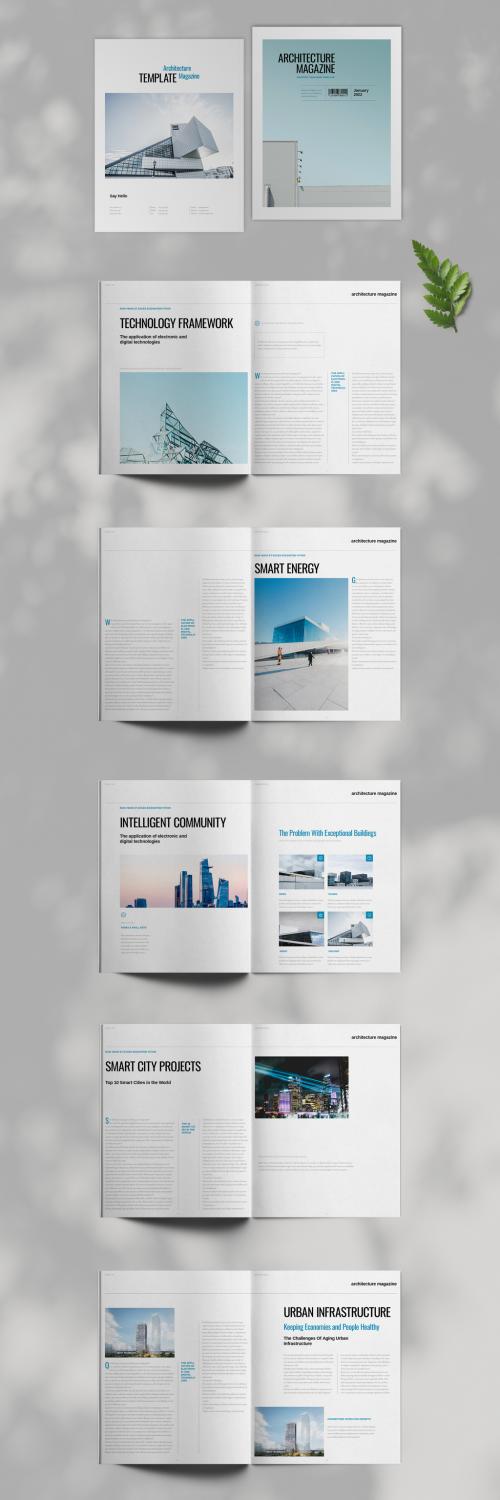 Architecture Magazine Layout - 442597314