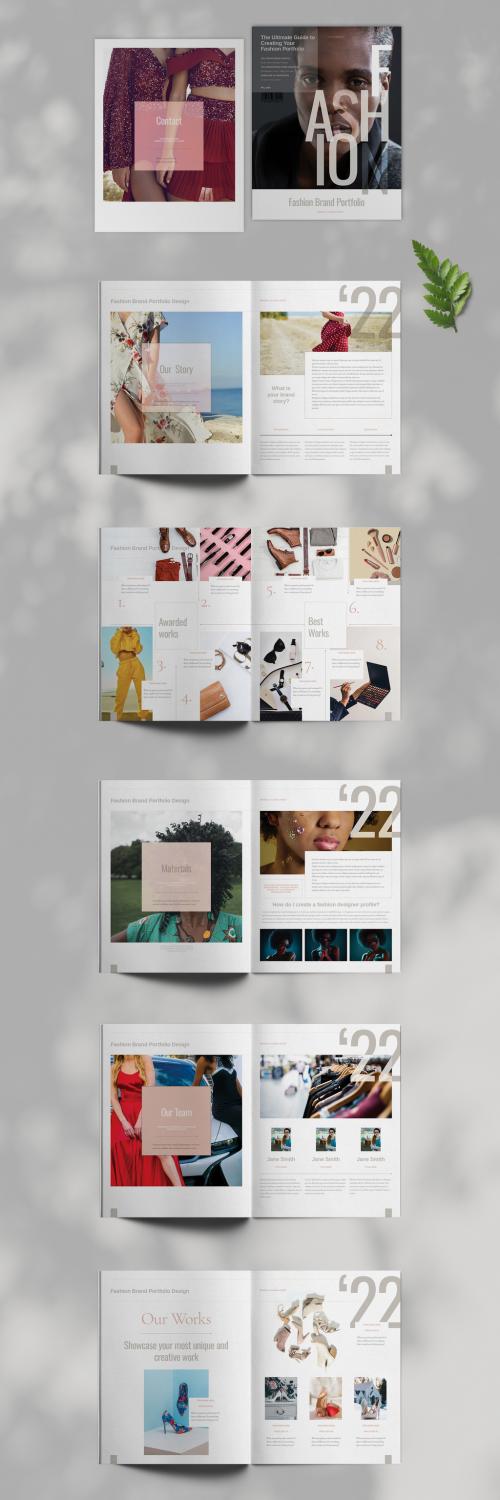 Fashion Brand Portfolio Layout - 442597325