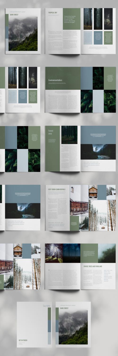 Green Forest Brochure Layout - 442597328