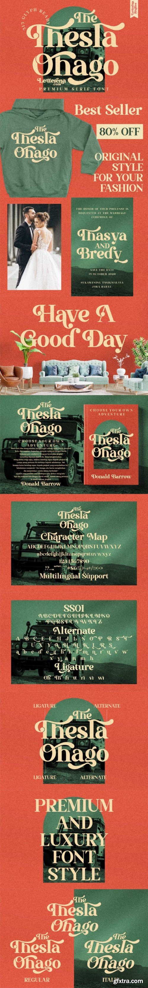 The Thesla Ohago Font