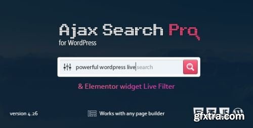 CodeCanyon - Ajax Search Pro - Live WordPress Search & Filter Plugin v4.26.4 - 3357410 - Nulled