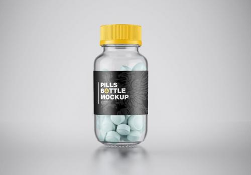 Pills Bottle Mockup