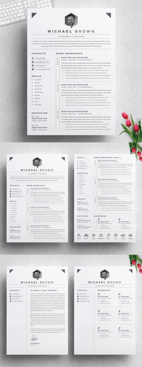 Resume and CV Layout - 442804131