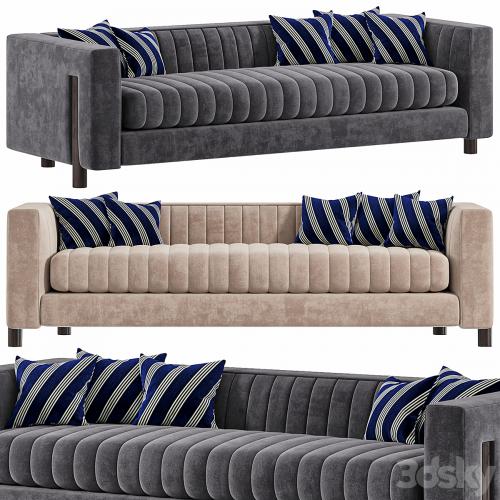 GRAY SOFA SOUTH HILL HOME COLLECTION