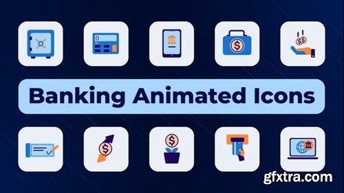 Videohive Banking Animated Icons 50856520