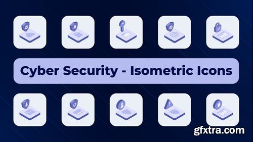 Videohive Cyber Security - Isometric Icons 50877561