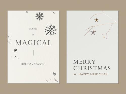 Festive Christmas Poster Layout - 442933880