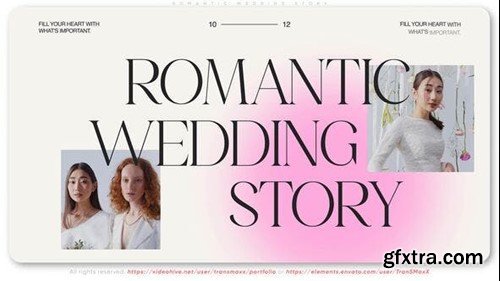 Videohive Romantic Wedding Story 50883753