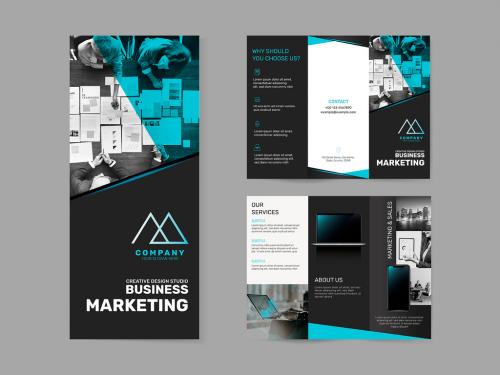 Business Brochure Template for Marketing Company - 442933913