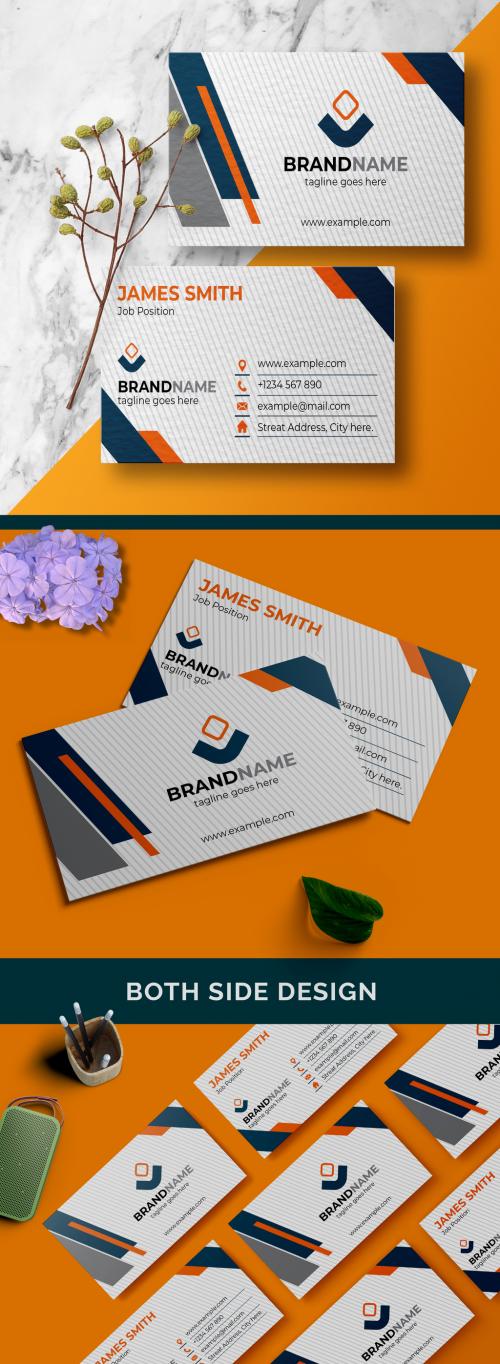 Business Card Design Vintage Style - 442944429