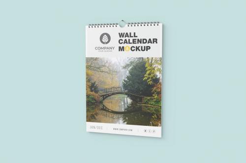 Wall Calendar Mockup