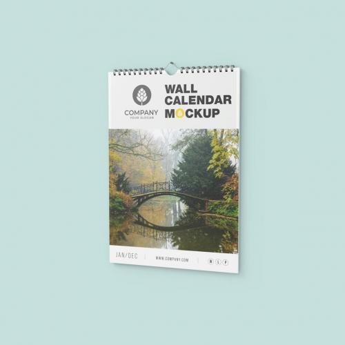 Wall Calendar Mockup