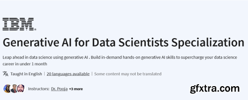 Coursera - Generative AI for Data Scientists Specialization