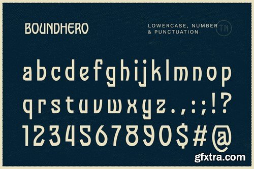 Boundhero - Uncial Sans Condensed Font YKZTPDZ