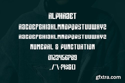 Bosraq - Logotype Display Font RPC7D3N