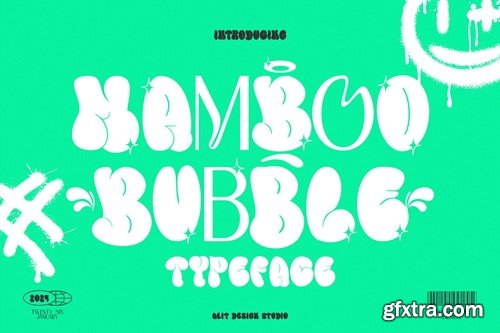 Mamboo Bubble Mix Graffiti Font GF73WE9