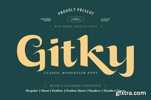 Gitky - Display Font GXKAXDY