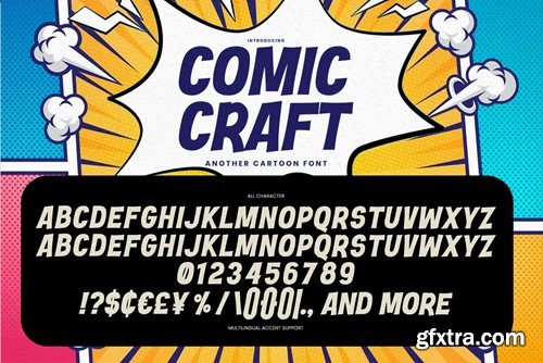 Comic Craft - Another Cartoon Font DD65GRM