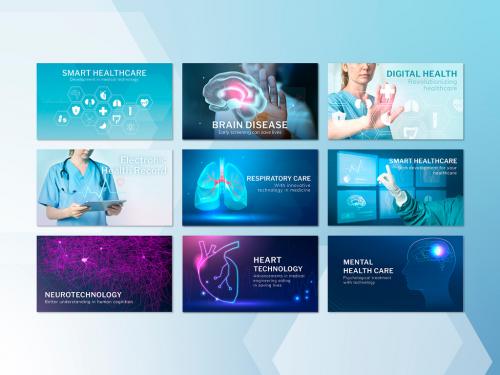 Healthcare Technology Social Media Banner - 445623046