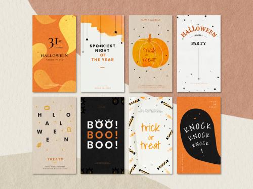 Halloween Editable Template for Social Media - 445623121