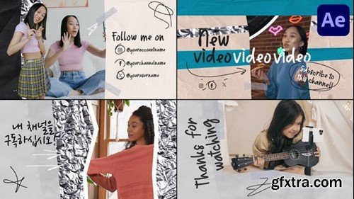 Videohive Social Media End Screens for After Effects 50853708