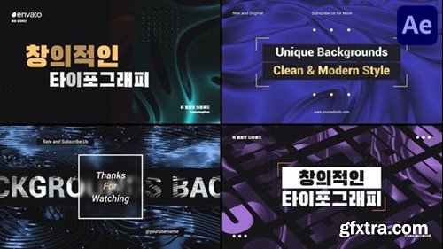 Videohive Backgrounds Typography for After Effects 50874318