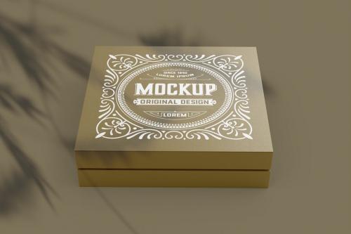 Luxury Cardboard Box Mockup