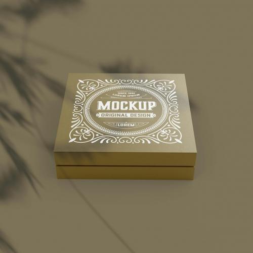 Luxury Cardboard Box Mockup