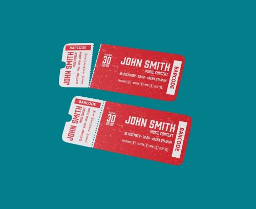 Events Tickets Mockup