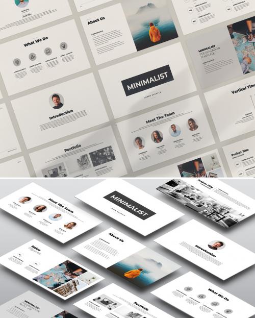 Minimalist Presentation Layout - 445632703