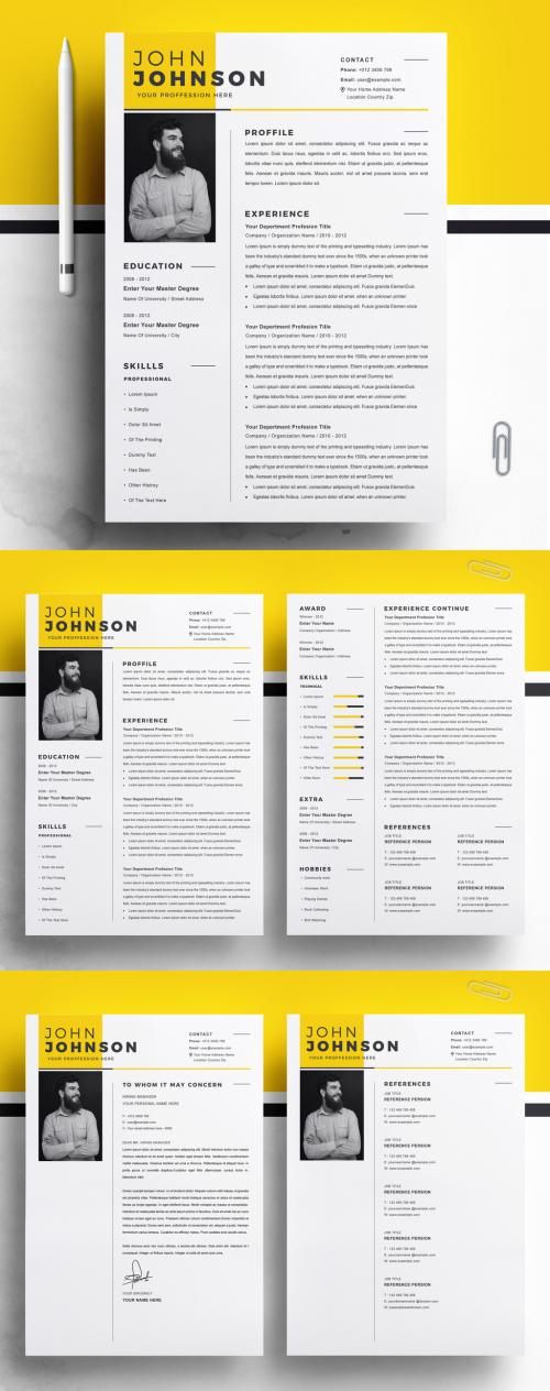 Elegant Black and White Resume - 445633918