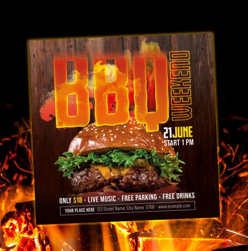 Bbq Weekend Flyer - 445643375