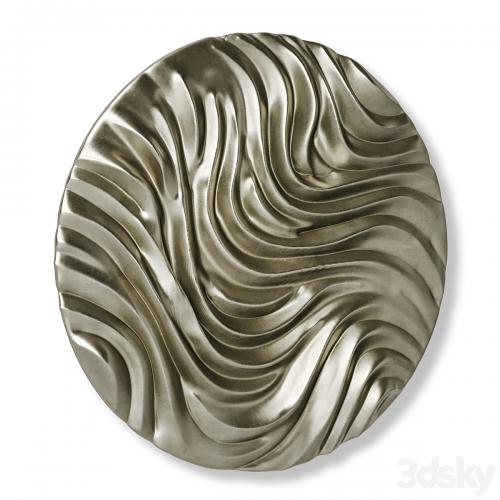 Round Wall panel Wave Circle wall panel