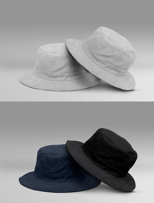 Editable Bucket Hat Mockup - 445645384