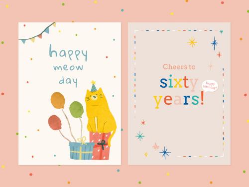 Birthday Greeting Layout - 447310402