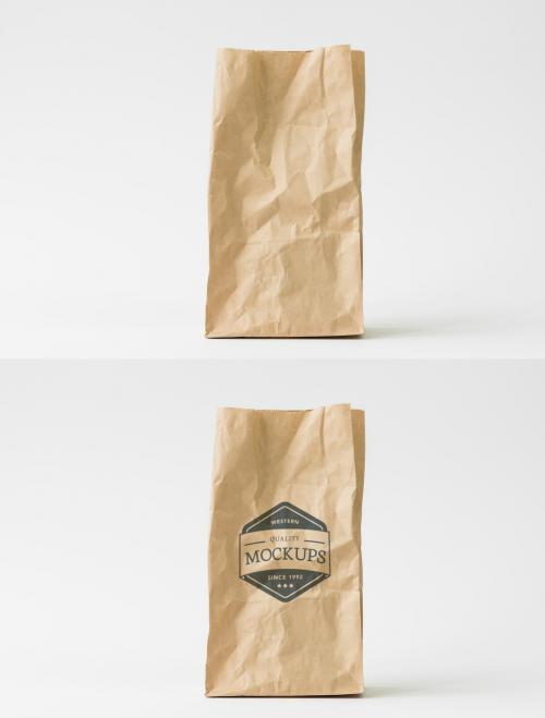 Recycle Paper Bag Mockup - 447310416