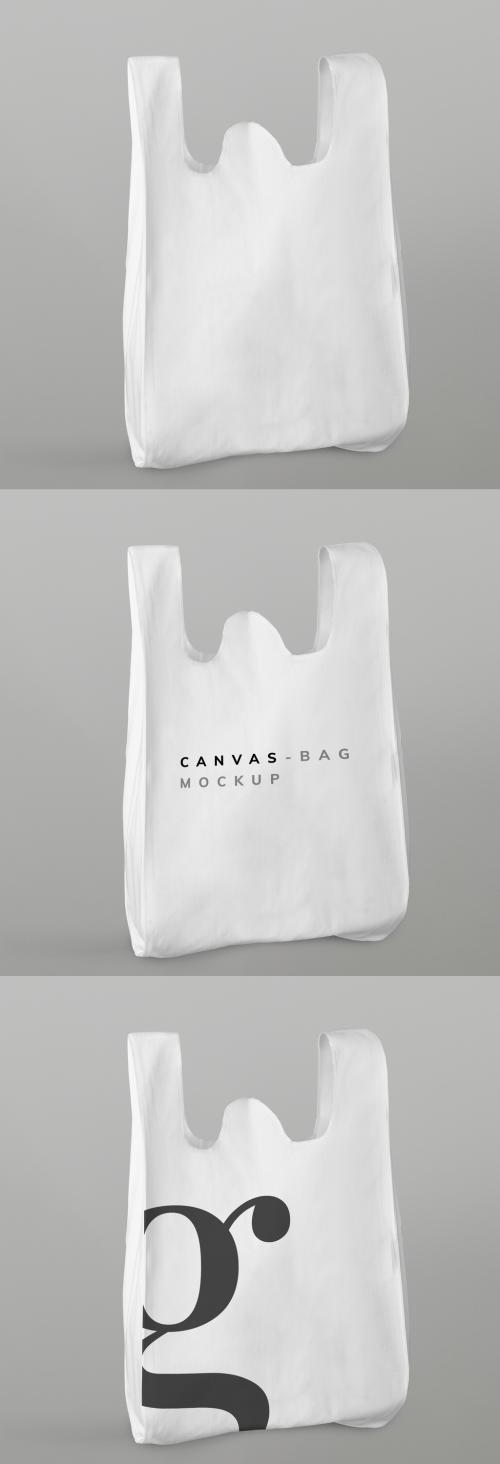 White Reusable Grocery Bag Mockup - 447310613