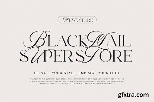 Times Stories Serif and Calligraphy Font Typeface EMR22HY