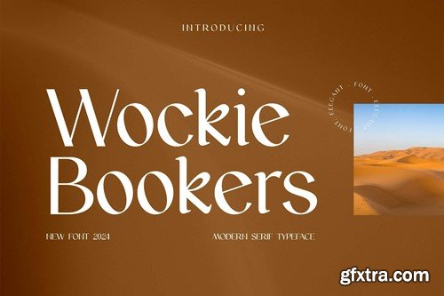 Wockie Bookers Modern Serif Typeface 9U8AFLV