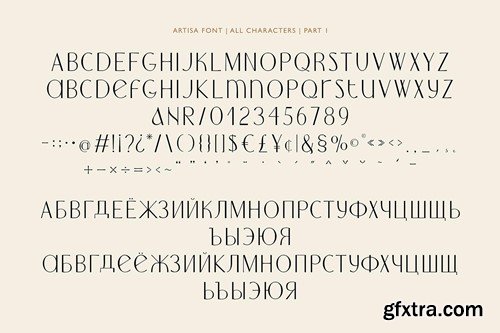 Artisa elegant font GFPDNCD