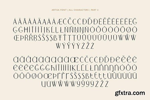 Artisa elegant font GFPDNCD