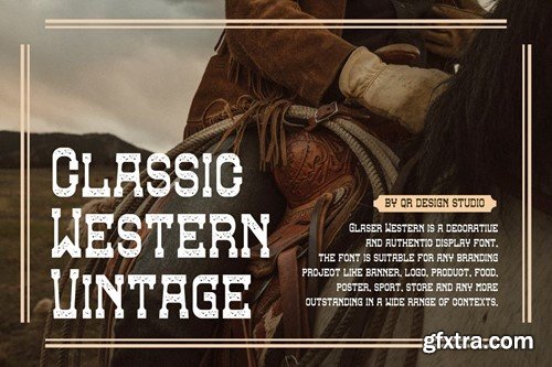 Golder Western - Typeface Font AESTNPC